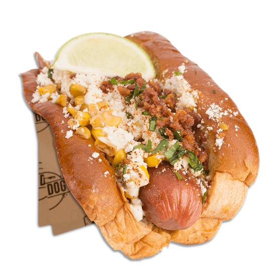 Order Elote Dog food online from Dirt Dog store, Downey on bringmethat.com
