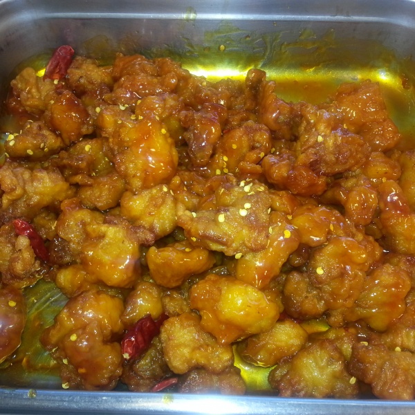 Order Spicy Orange Chicken food online from China road store, Long Beach on bringmethat.com