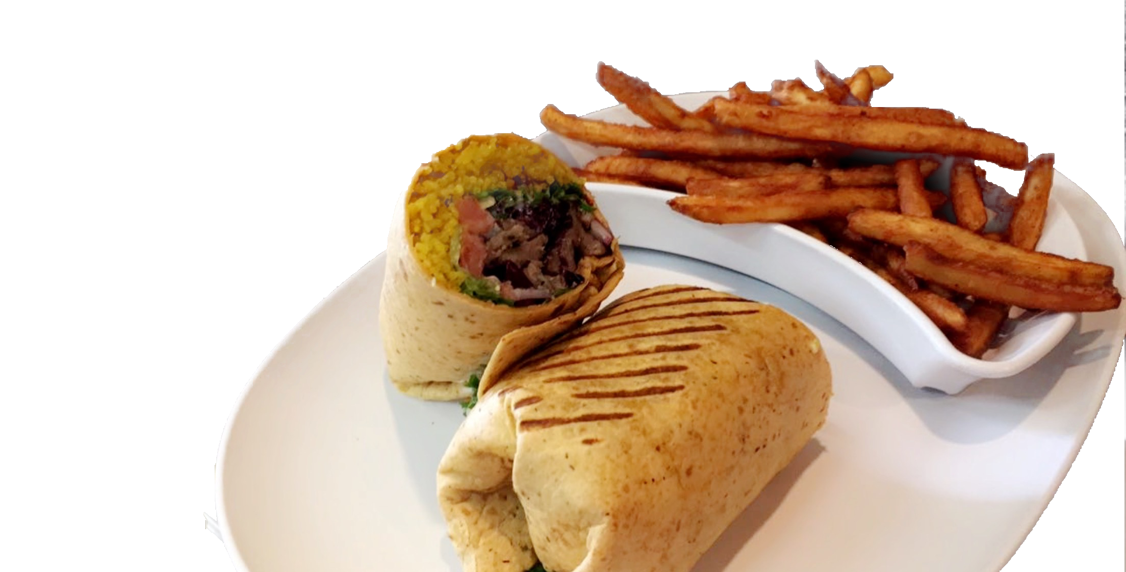Order Gyro Wrap food online from Olive Tree Cafe store, Bettendorf on bringmethat.com