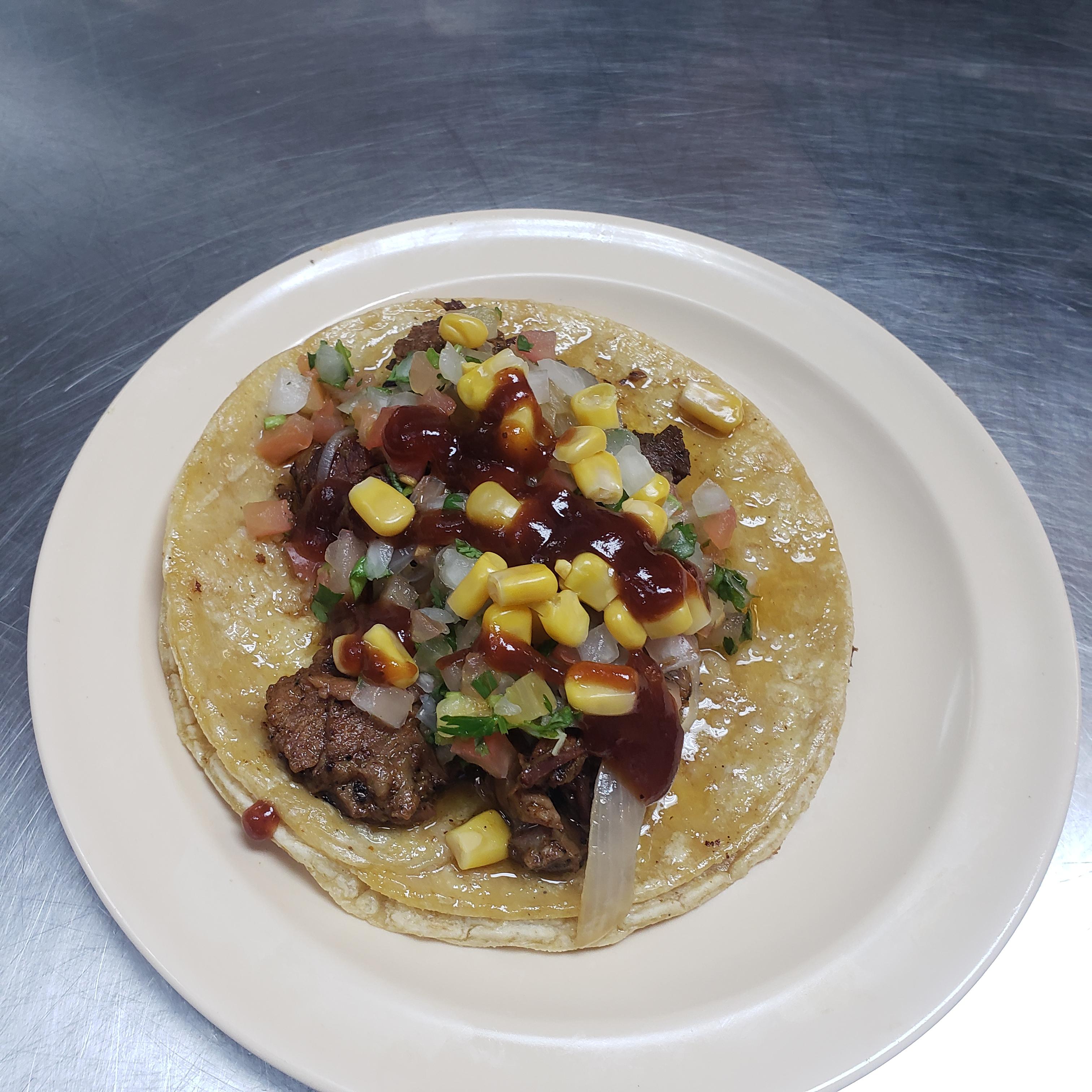 Order Limited Brisket Taco food online from Tony Tacos Downtown store, Bloomington on bringmethat.com