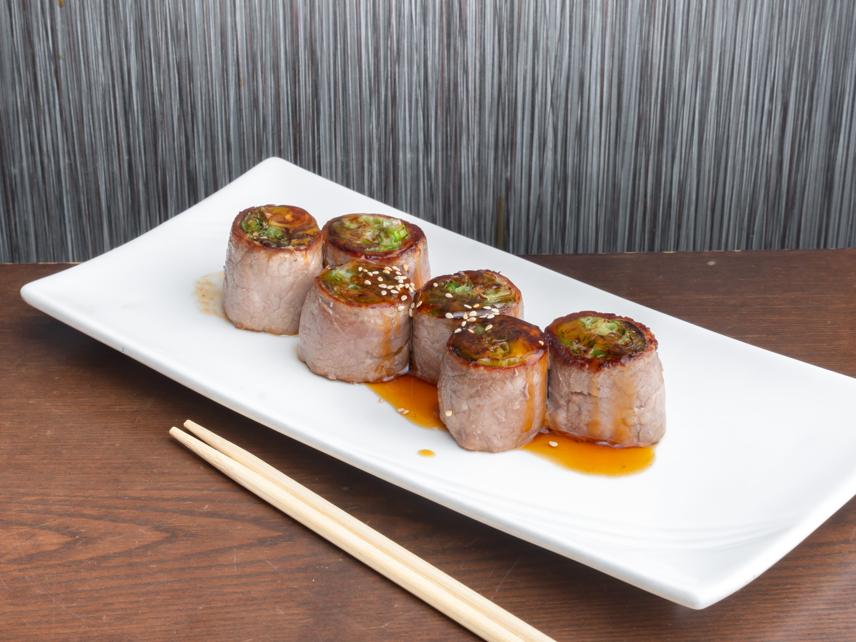 Order Beef Negimaki food online from Sushi Oya store, New York on bringmethat.com