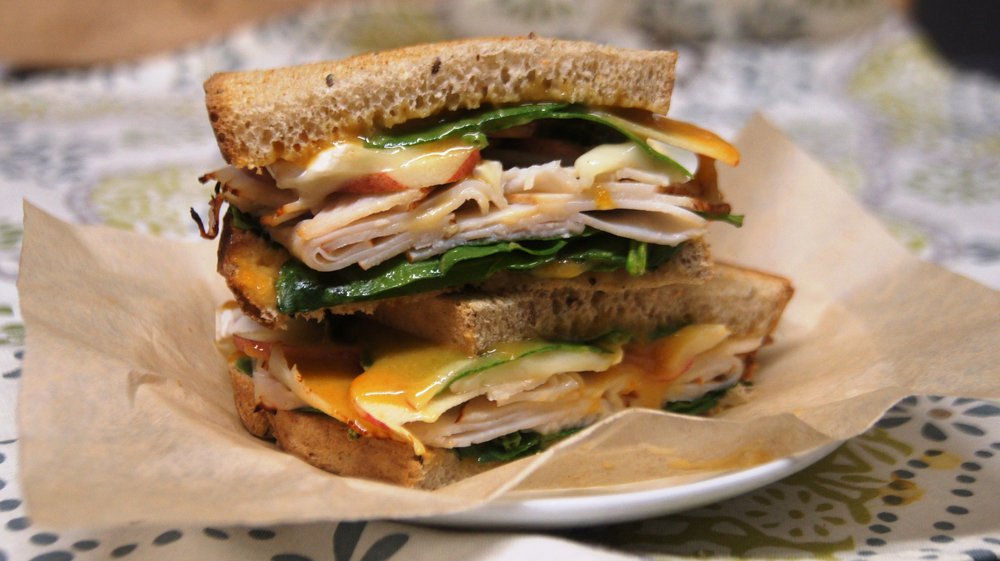 Order Turkey with Brie Sandwich food online from Crostini & Java store, San Francisco on bringmethat.com