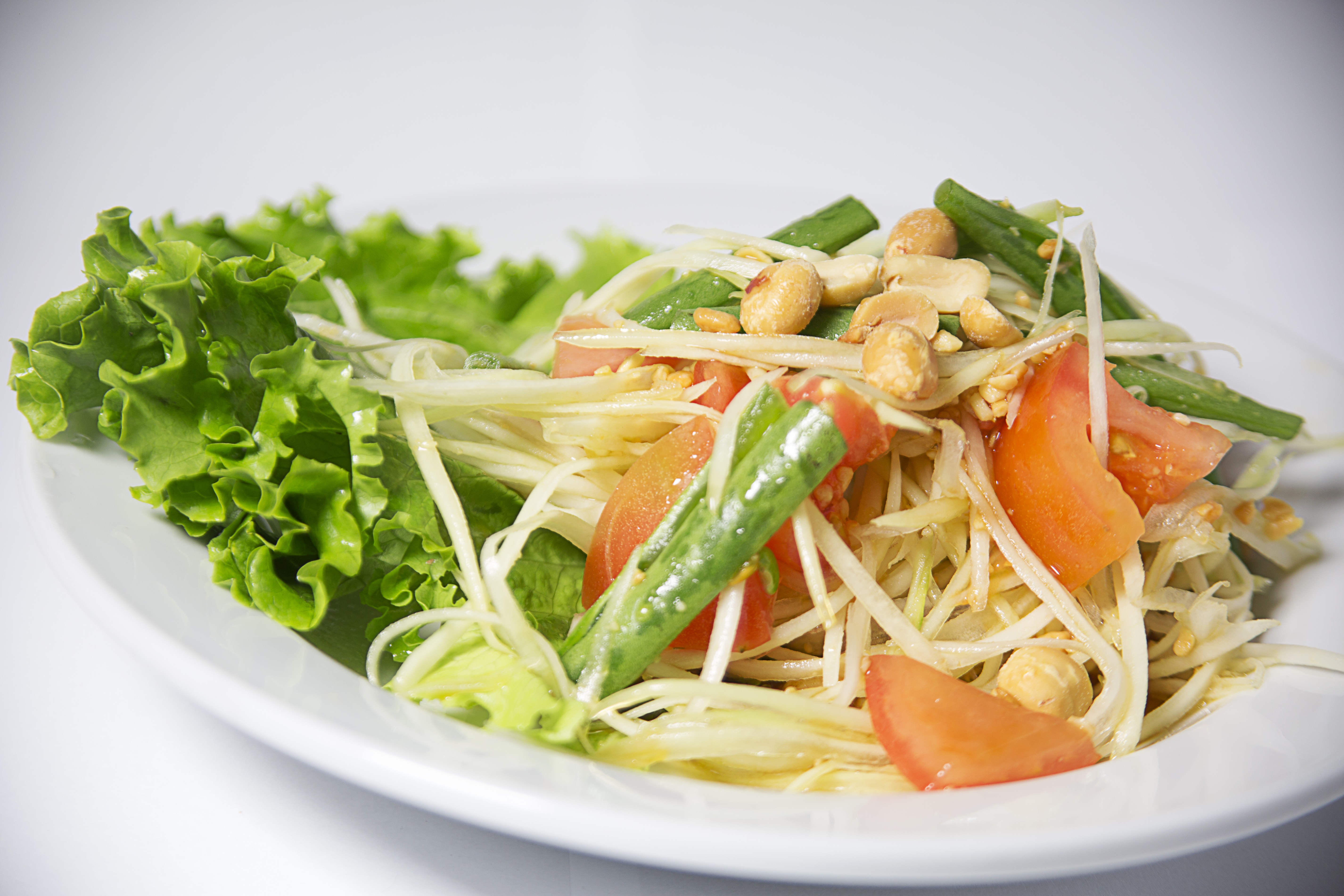 Order Papaya Salad food online from Sweet basil thai store, Woodside on bringmethat.com