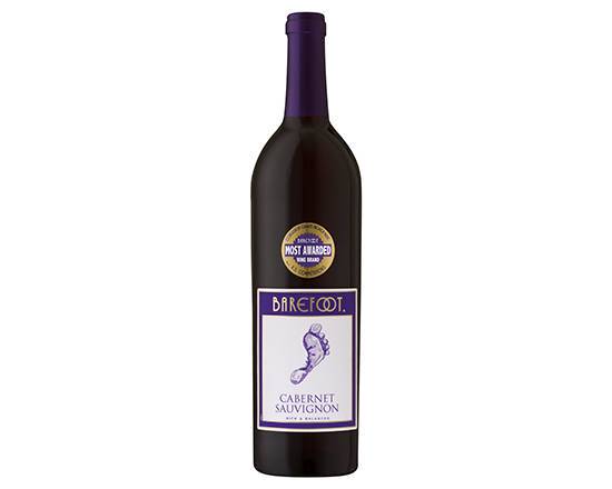 Order Barefoot Cellars Cabernet Sauvignon, 750mL red wine (13.5% ABV) food online from Kenny Liquor Market store, ANAHEIM on bringmethat.com