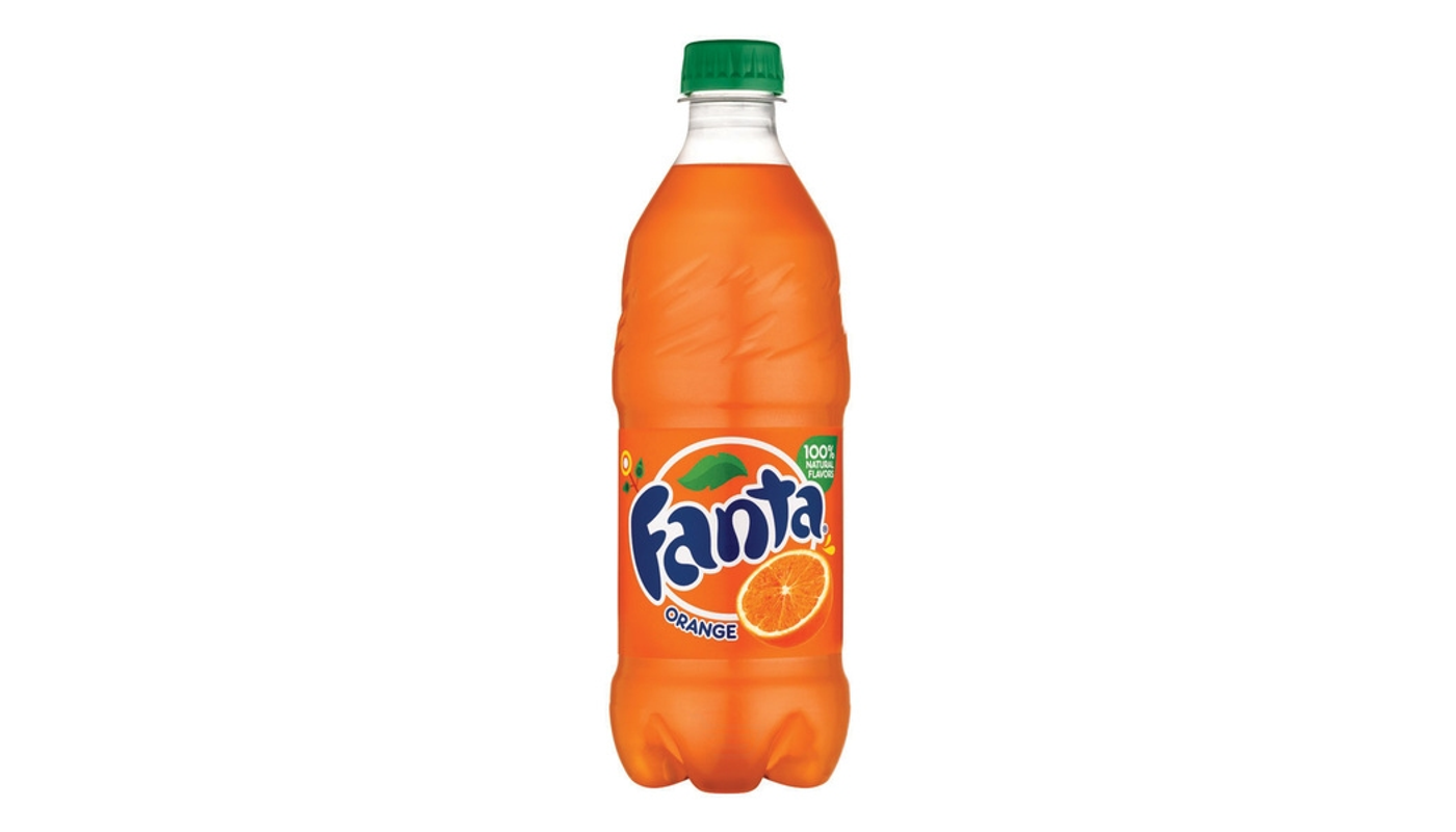 Order Fanta Orange Soda 20 oz Bottle food online from Golden Rule Liquor store, West Hollywood on bringmethat.com