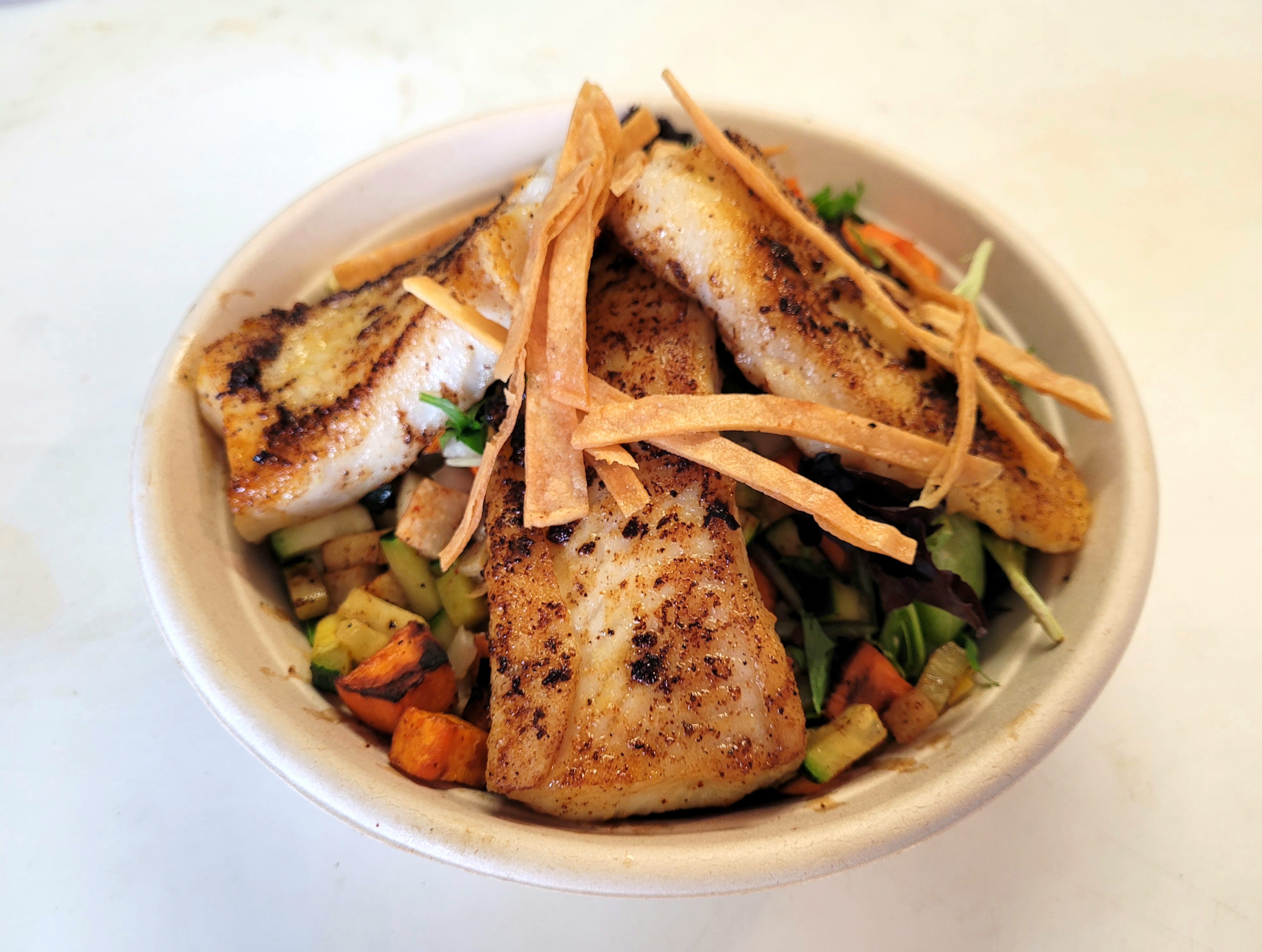 Order White Fish Salad food online from Rasta Taco store, Laguna Beach on bringmethat.com