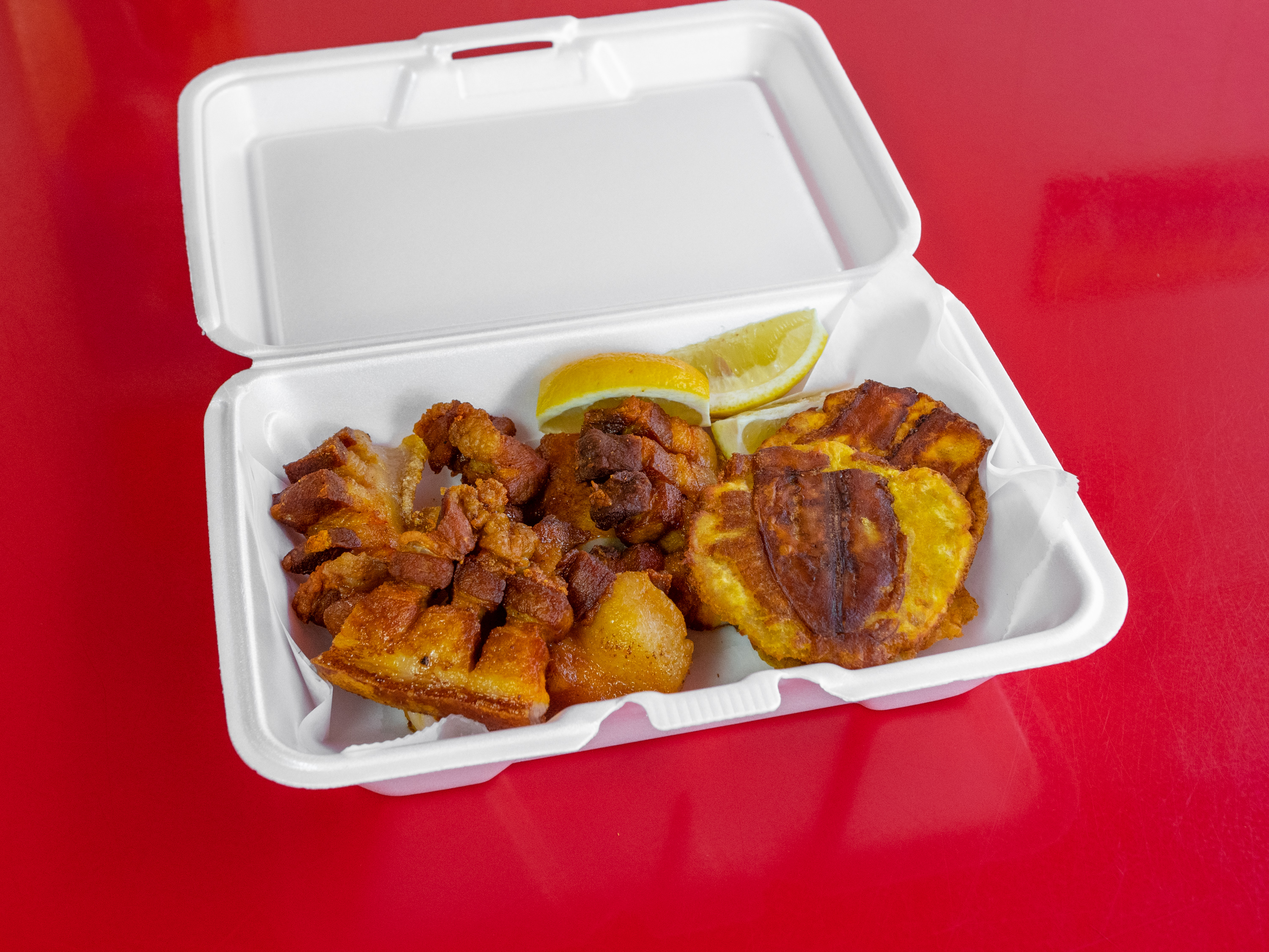 Order Chicharron food online from Antojitos Colombianos store, Manchester on bringmethat.com