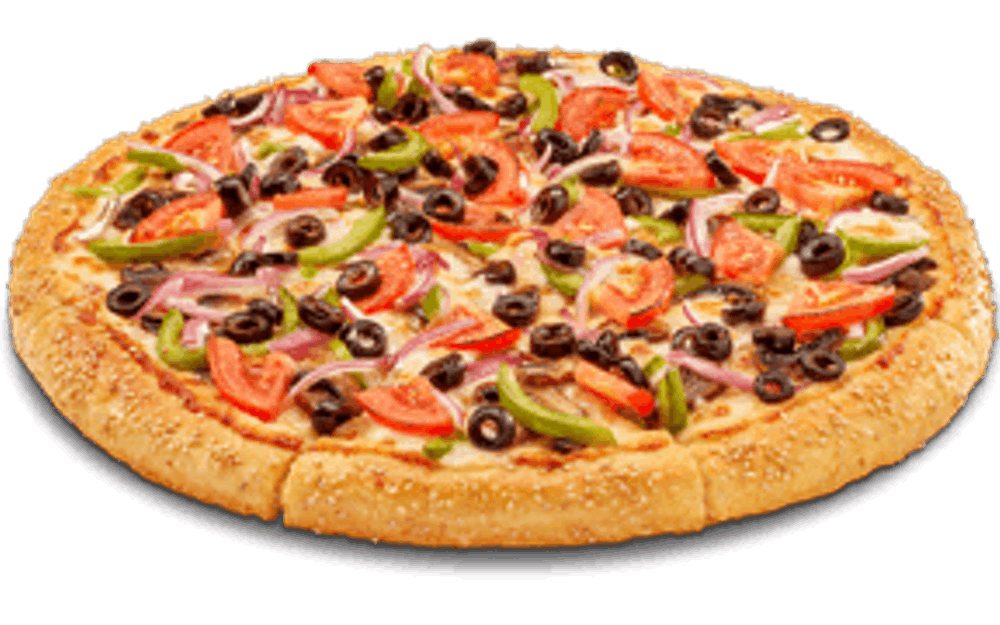 Order Veggie Pizza - Junior (4 Slices) food online from Hungry Howies Pizza & Subs store, Alabaster on bringmethat.com
