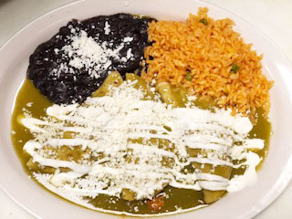 Order Enchiladas de Camaron food online from Mexican Republic store, Forest Park on bringmethat.com