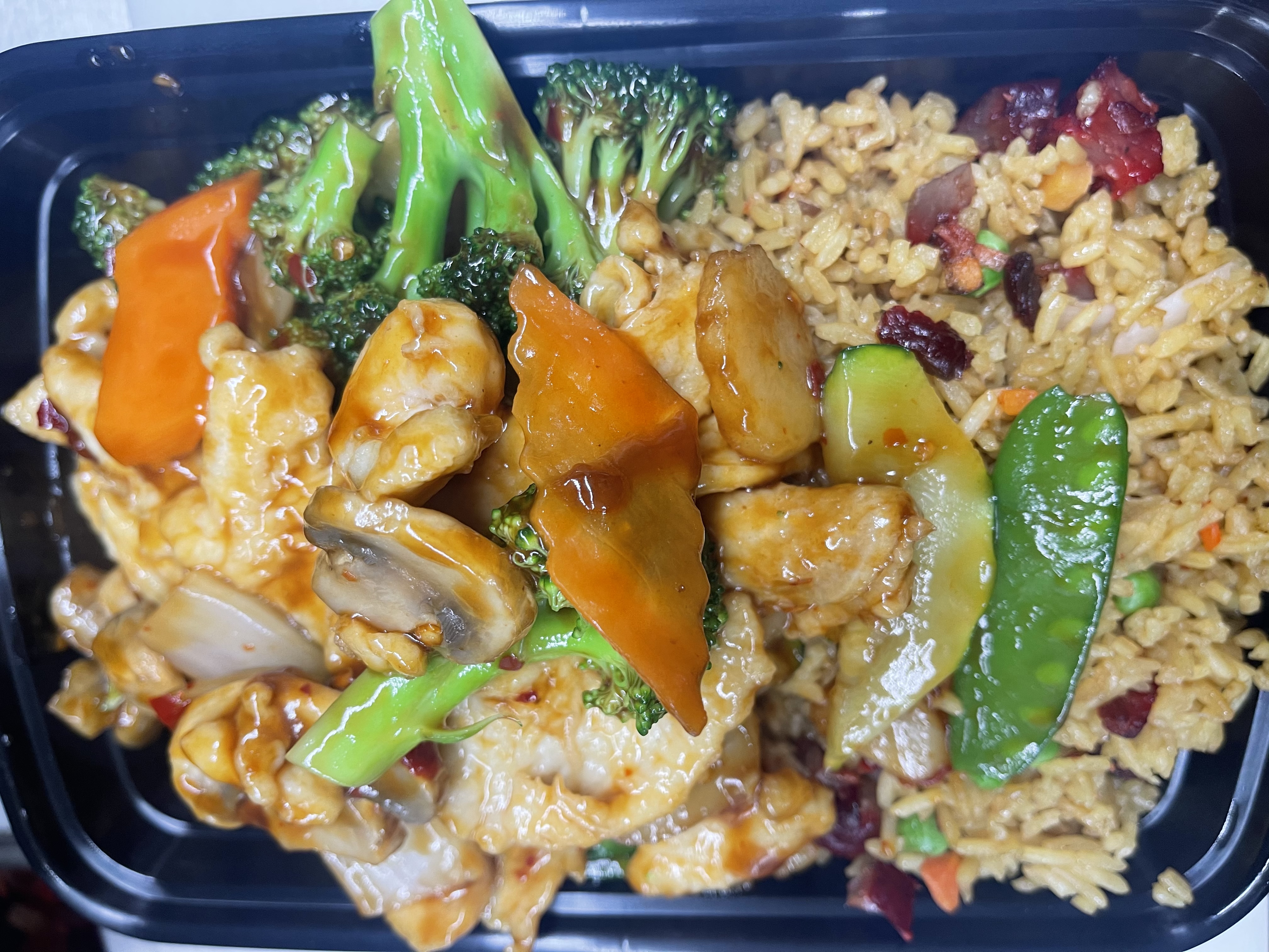 Order S9. Chicken with Mixed Vegetable Combo Plate food online from Fujian store, Wood-Ridge on bringmethat.com