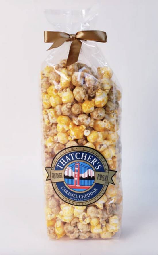 Order Caramel Cheddar - 6.5 Oz food online from Thatcher's Special Popcorn store, San Francisco on bringmethat.com