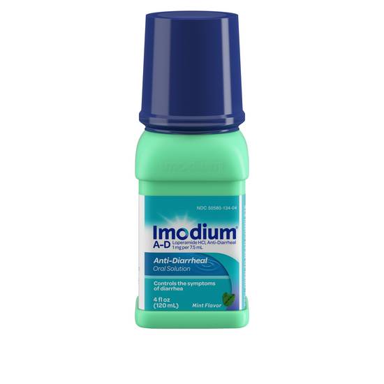 Order Imodium A-D Liquid Anti-Diarrheal Medicine Mint (4 oz) food online from Rite Aid store, Caledonia on bringmethat.com