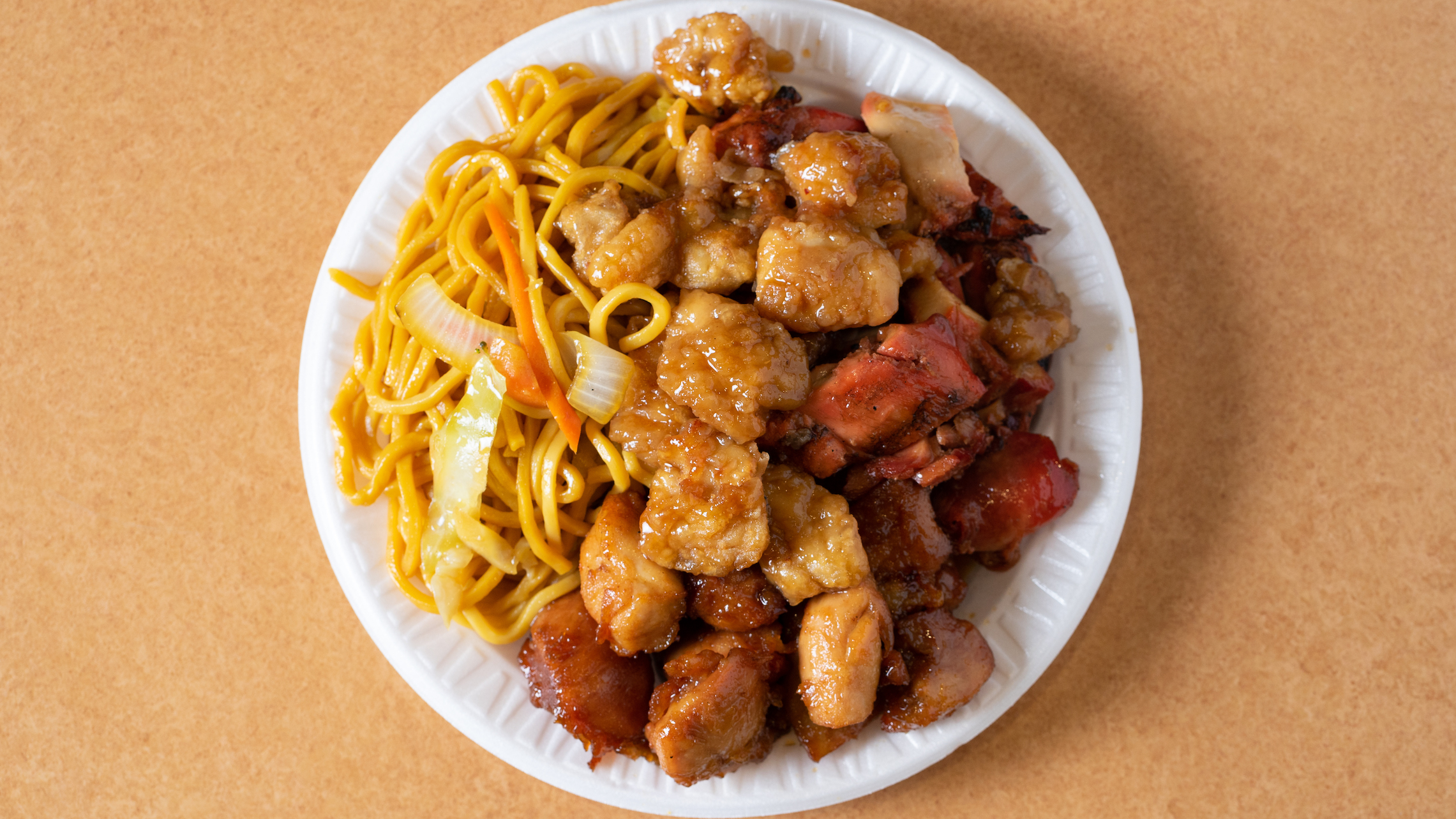 Order 3 Entree Platter Combos food online from Sino Wok store, Raleigh on bringmethat.com