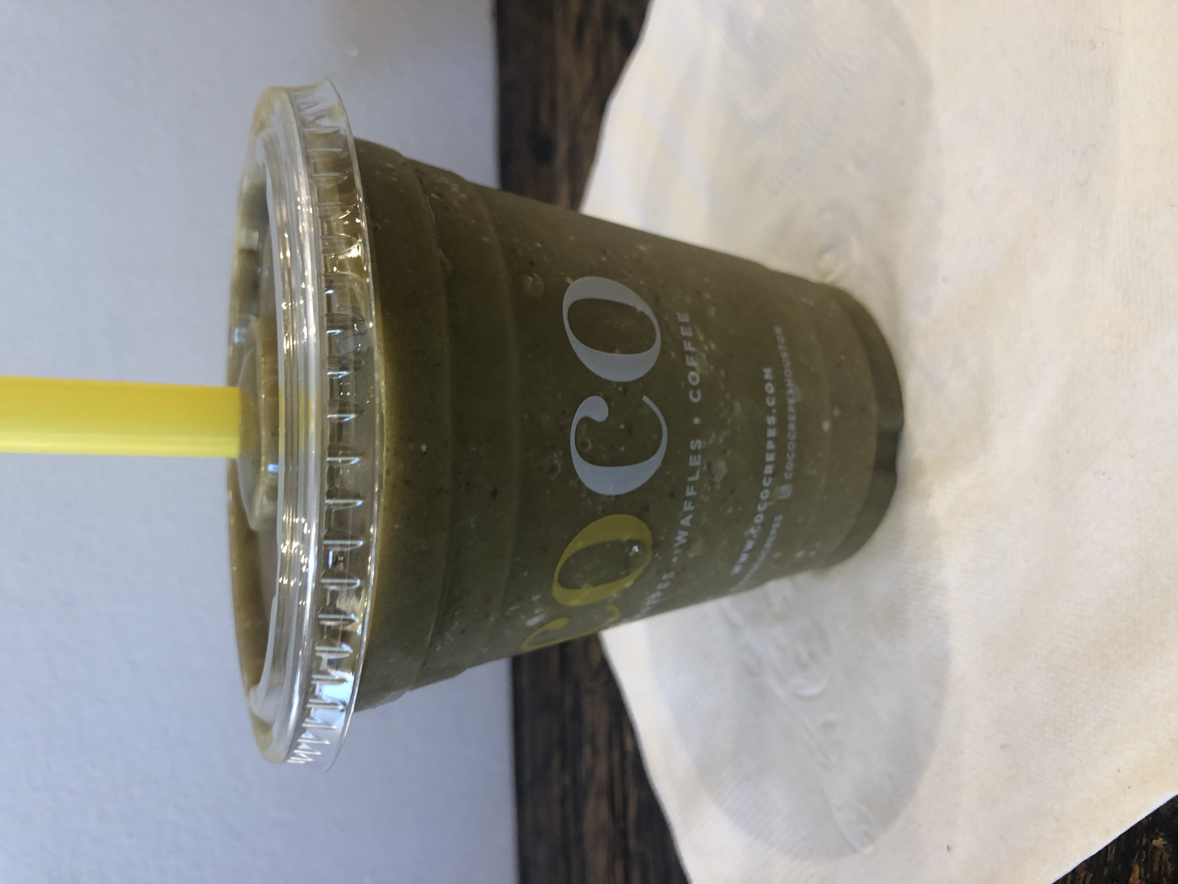 Order Coco Green Smoothie food online from Coco Crepes Waffles & Coffee store, Spring on bringmethat.com