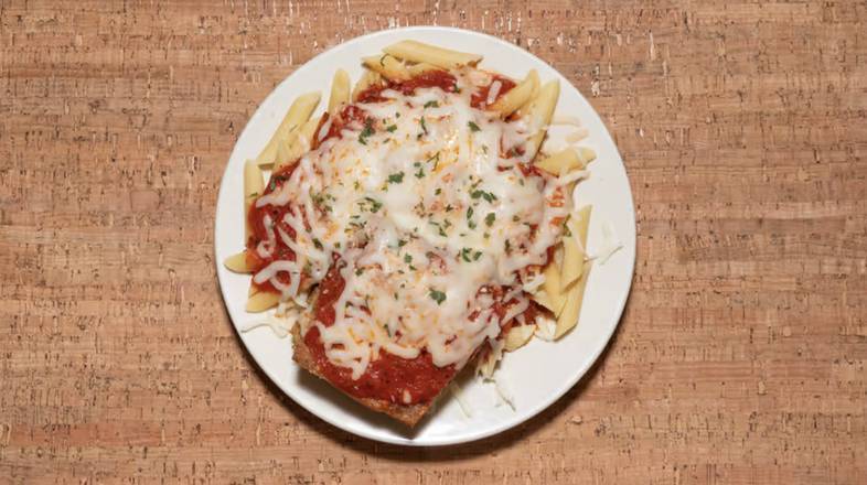 Order Eggplant Parmigiana with Ziti food online from Comella store, Belmont on bringmethat.com