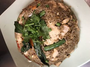 Order Basil Fried Rice food online from Pad Thai Restaurant store, Mount Prospect on bringmethat.com
