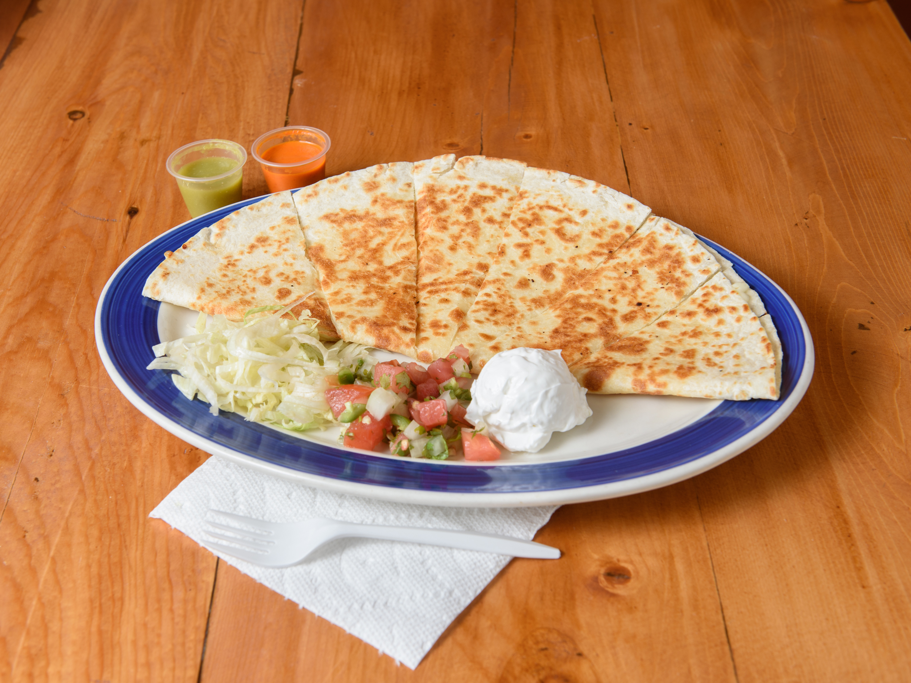 Order Chesse Quesadilla food online from Taqueria San Miguel store, Wheaton on bringmethat.com