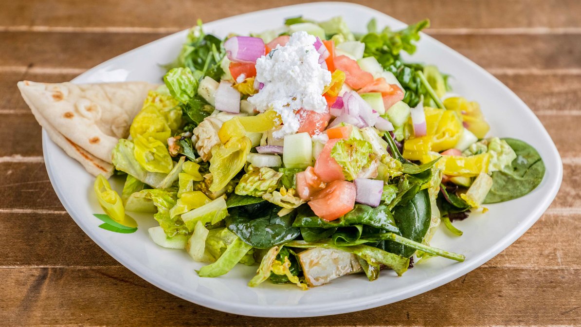 Order Greek Salad food online from Saffrono store, Del Mar on bringmethat.com