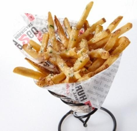 Order Garlic N’ Parm Fries food online from Hurricane Grill & Wings store, Newburgh on bringmethat.com