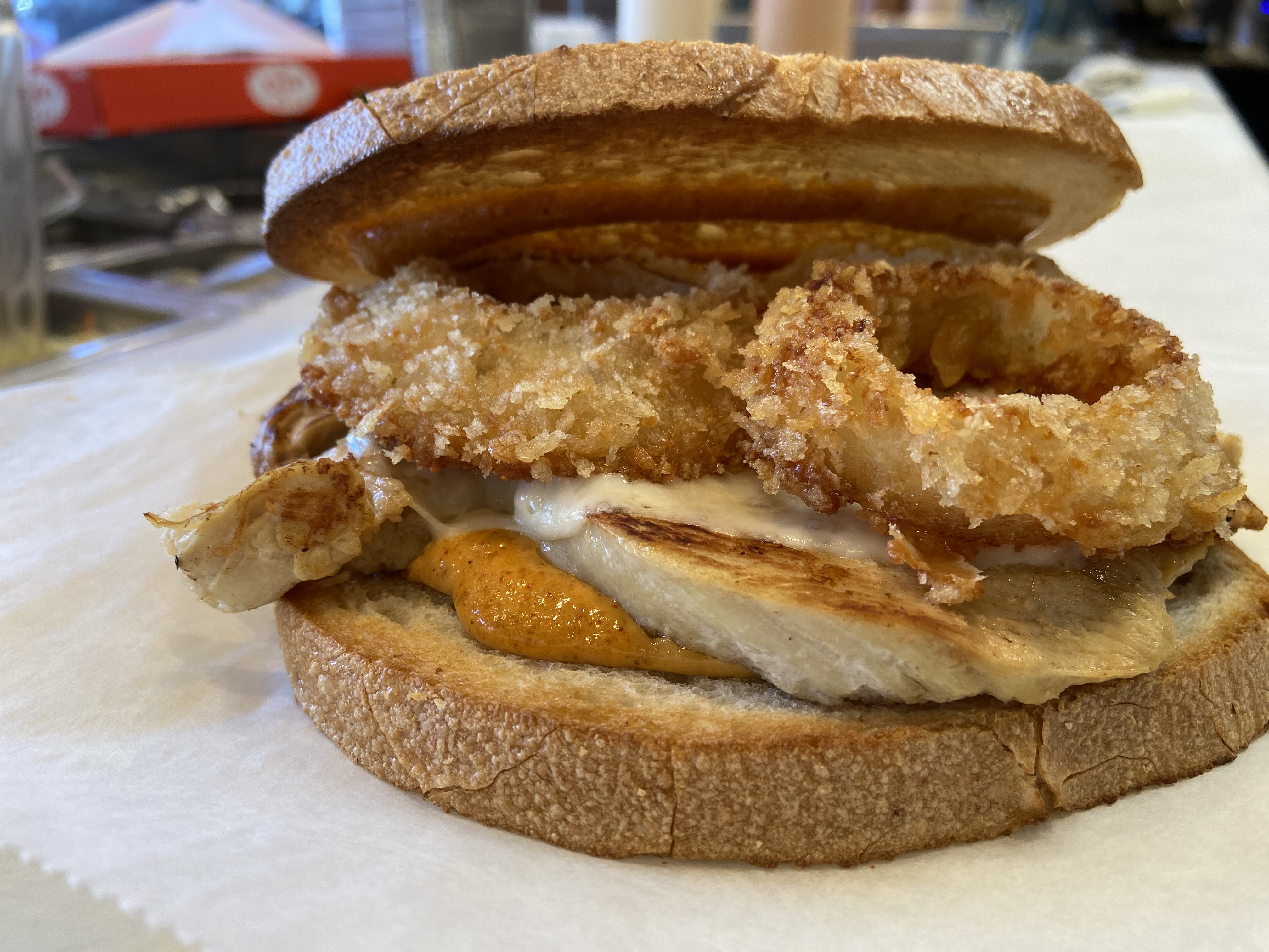Order Chipotle Grilled Chicken Melt Sandwich food online from The Chickery store, Washington on bringmethat.com