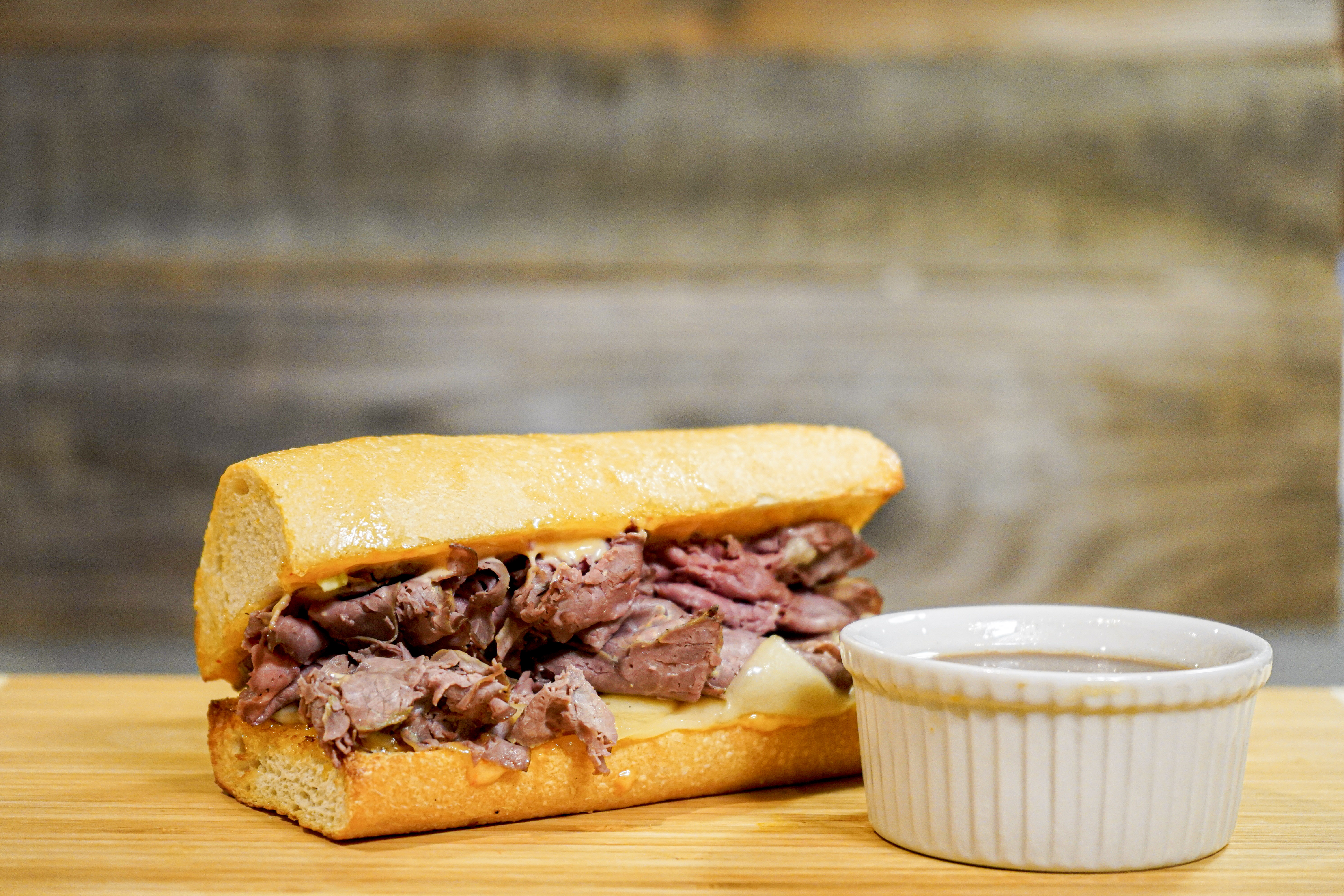 Order 6" The French Dip Sandwich food online from Sourdough & Co store, Citrus Heights on bringmethat.com