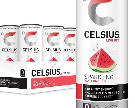Order Celsius /Sparkling Water -Watermelon   food online from Abc Discount Store store, San Diego on bringmethat.com