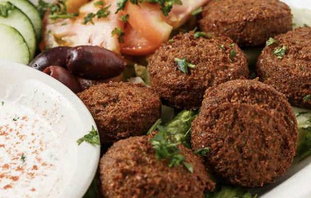 Order Falafel (6 pcs) food online from Albasha Greek & Lebanese Café store, Covington on bringmethat.com