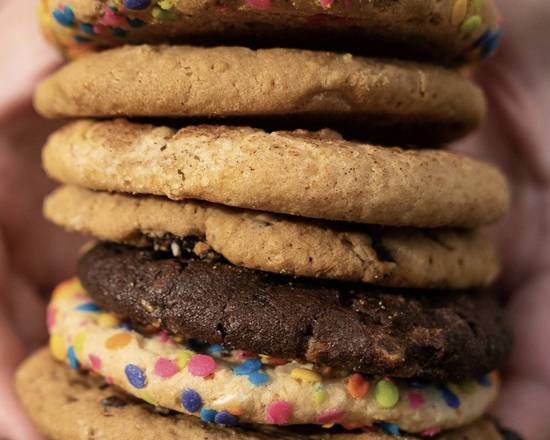 Order 1/2 Dozen of Freshly Baked Cookies food online from Cold Stone Creamery store, Cupertino on bringmethat.com