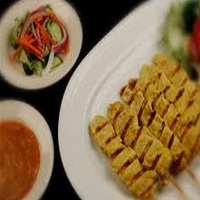 Order Chicken Satay ( 4 ) food online from Pad Thai Restaurant store, Quincy on bringmethat.com