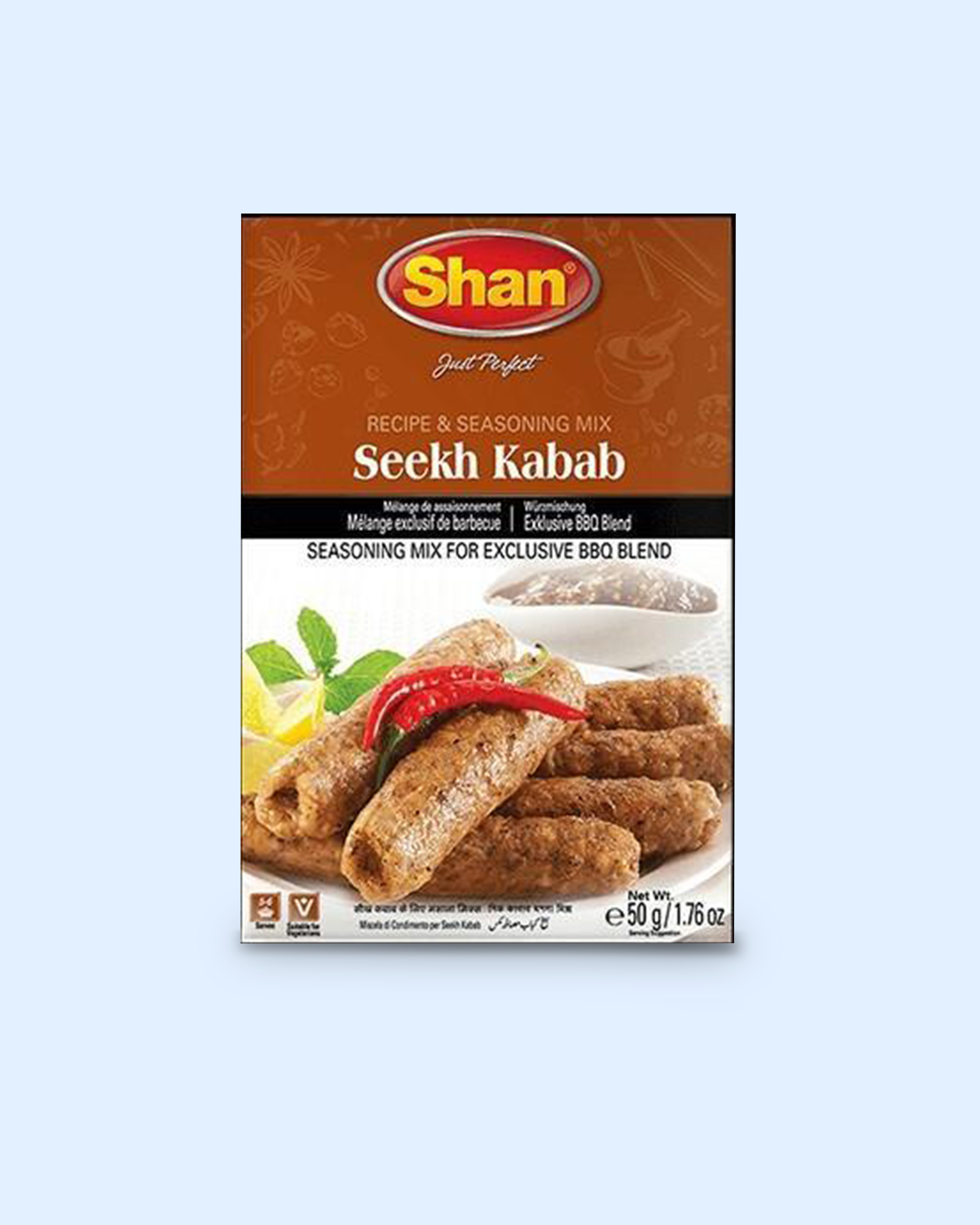 Order Seekh Kabab food online from India Delivered store, San Francisco on bringmethat.com