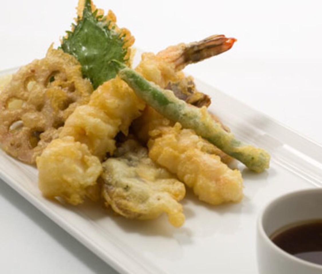 Order Shrimp and Veggie Tempura Appetizer food online from Yummy Asian Bistro store, Fox River Grove on bringmethat.com