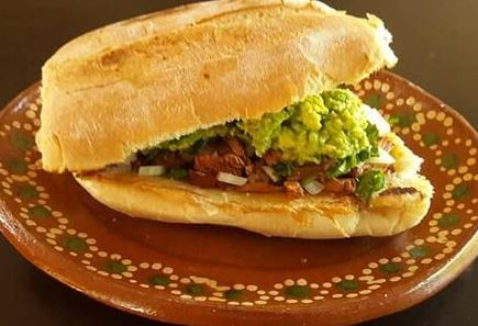 Order TORTAS WITH MEXICAN STEW - TORTAS CON GUISO MEXICANO food online from Kirk Tacos Fusion store, Brooklyn on bringmethat.com