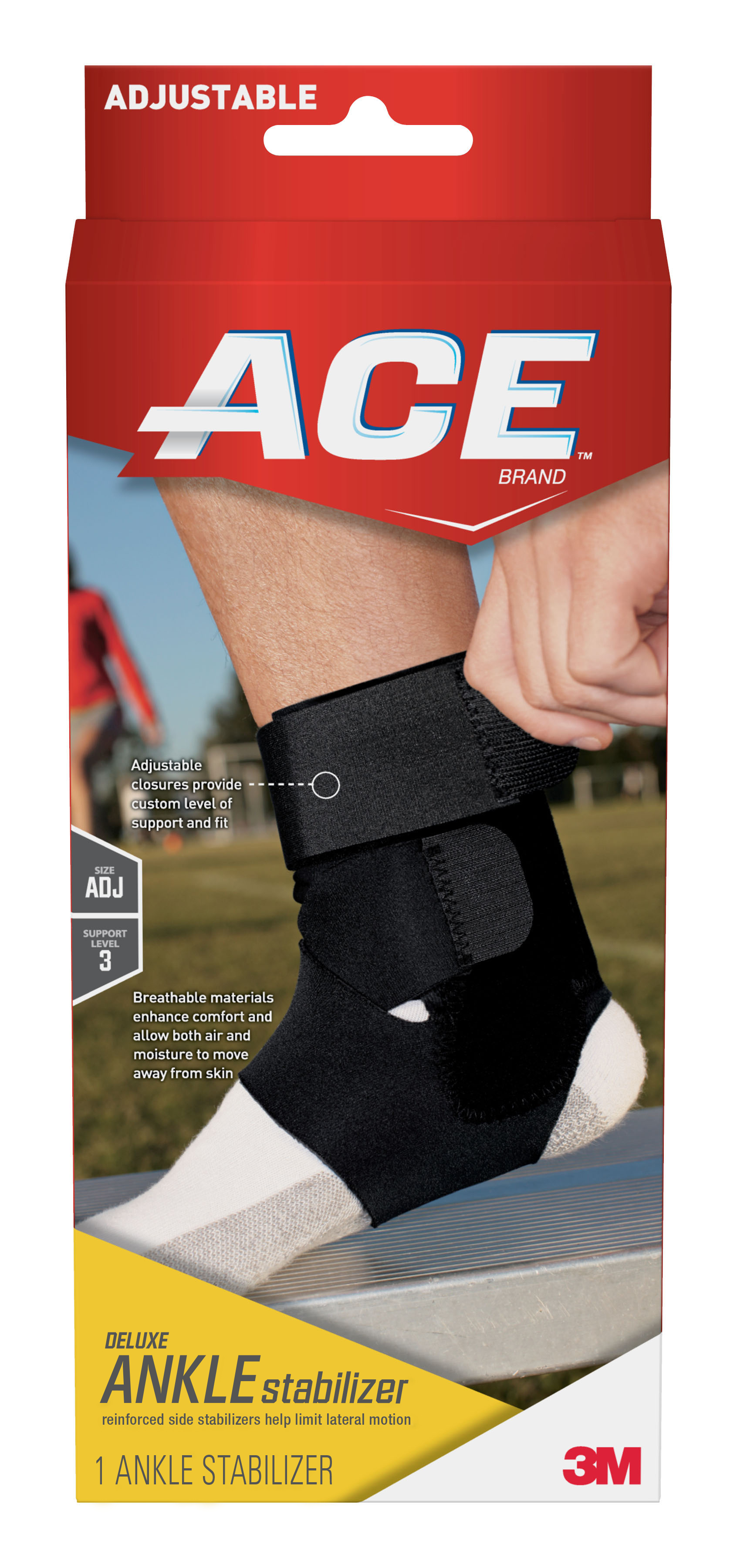 Order ACE Adjustable Deluxe Ankle Stabilizer, Support Level 3 - 1 ct food online from Rite Aid store, REEDLEY on bringmethat.com