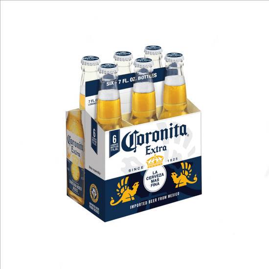 Order Corona Extra 6 bottles | 5% abv food online from Pink Dot Logan Heights store, San Diego on bringmethat.com