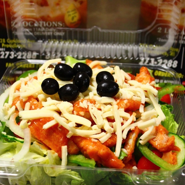 Order Grilled Buffalo Chicken Salad food online from Golden Crust Pizza store, Providence on bringmethat.com