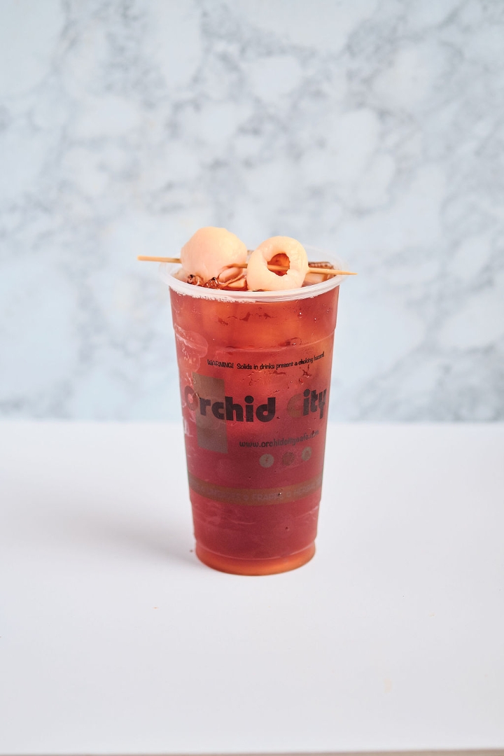 Order Lychee Tea food online from Orchid City Fusion Cafe store, Arlington on bringmethat.com