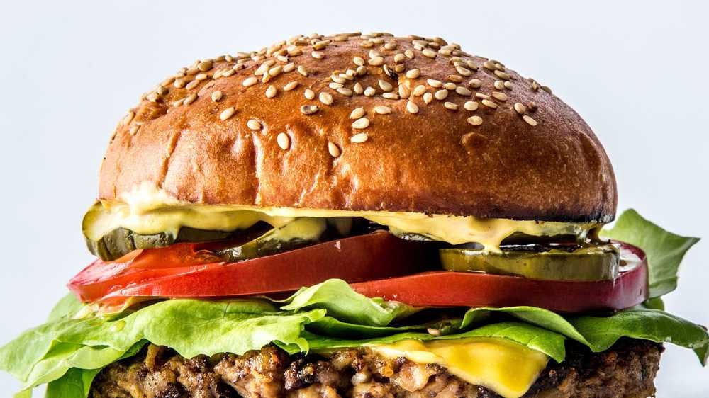 Order 31.Hamburger - Burger food online from Super Kennedy Chicken store, Bronx on bringmethat.com