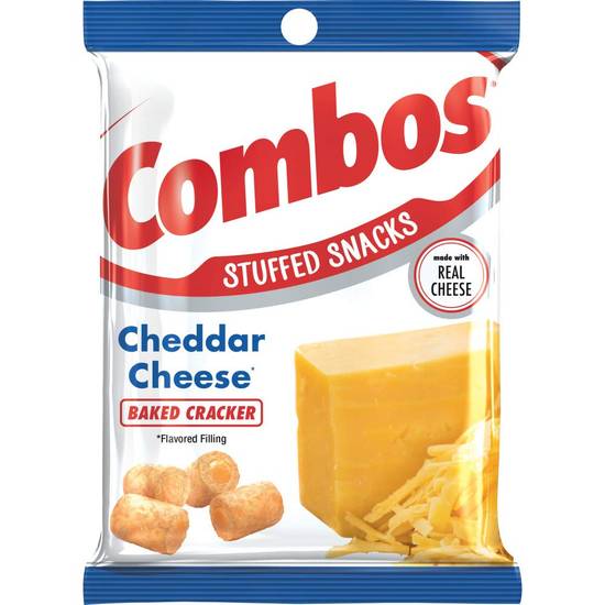 Order Combos Cheddar Cheese Cracker Baked Snacks Bag food online from Exxon Food Mart store, Port Huron on bringmethat.com