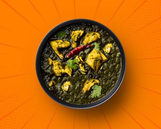 Order Signature Spinach & Chicken food online from Mad Over Curry store, Bensalem on bringmethat.com