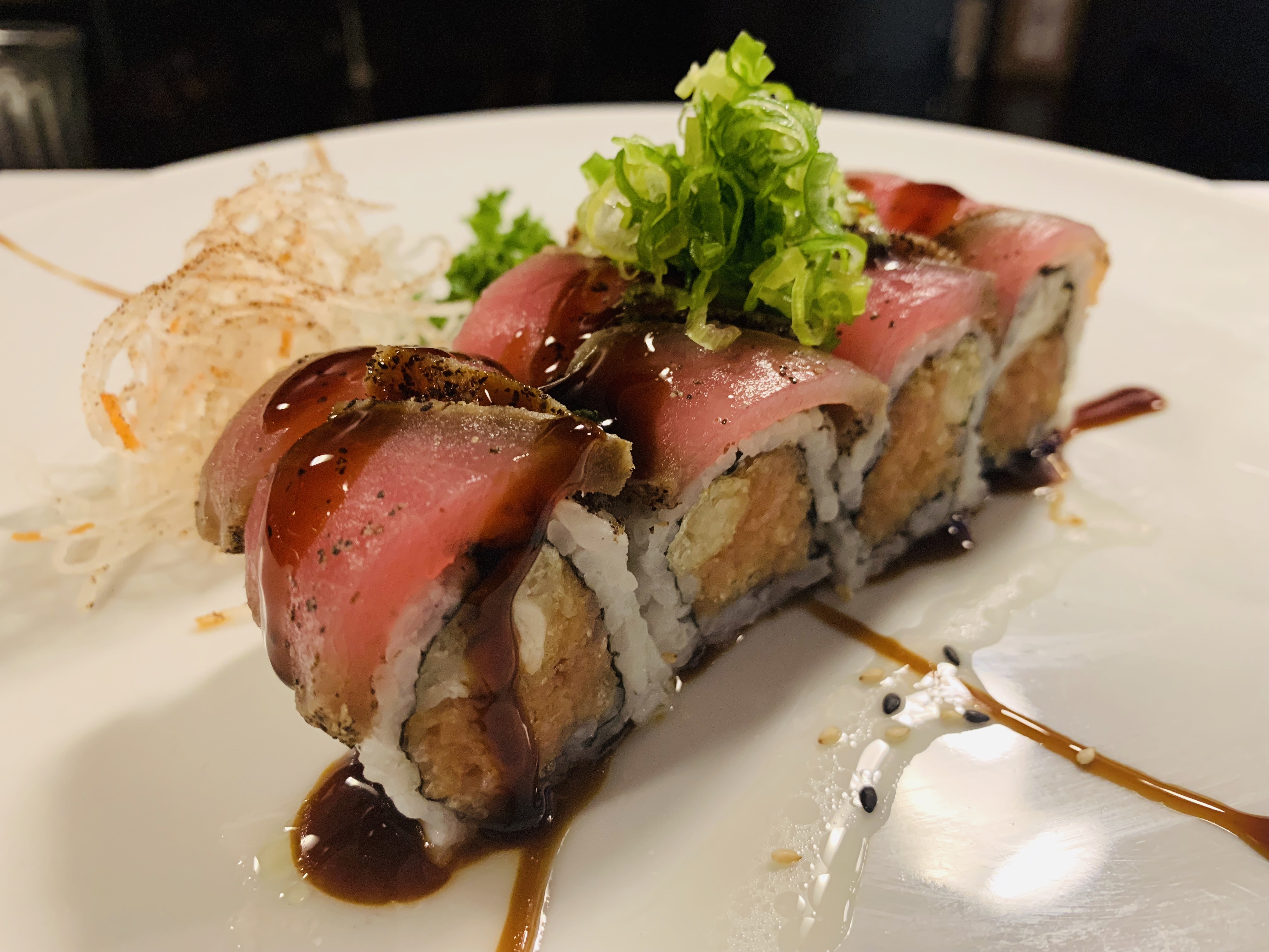Order Amazing Tuna Roll food online from Bluefin Sushi store, Denville on bringmethat.com