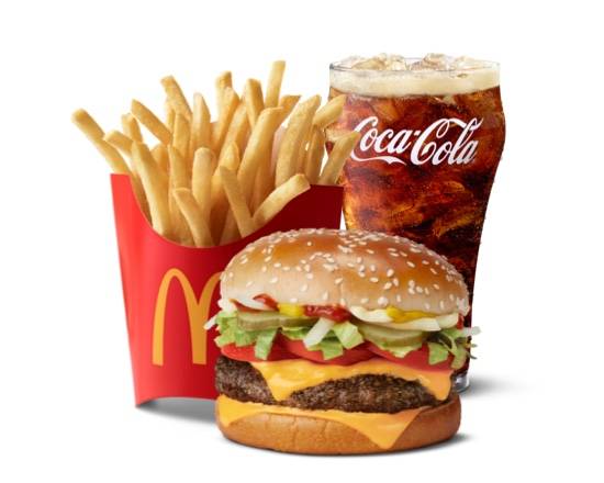 Order Quarter Pounder with Cheese Deluxe Meal food online from Mcdonald store, Eagle River on bringmethat.com