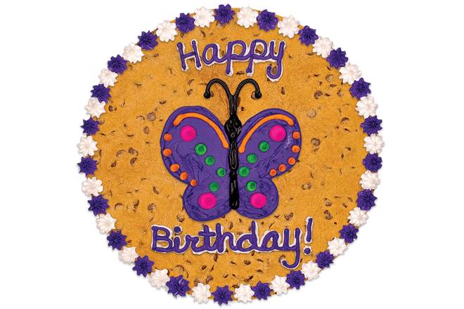 Order #422: Birthday Butterfly food online from Nestle Tollhouse Cafe store, Highland Village on bringmethat.com