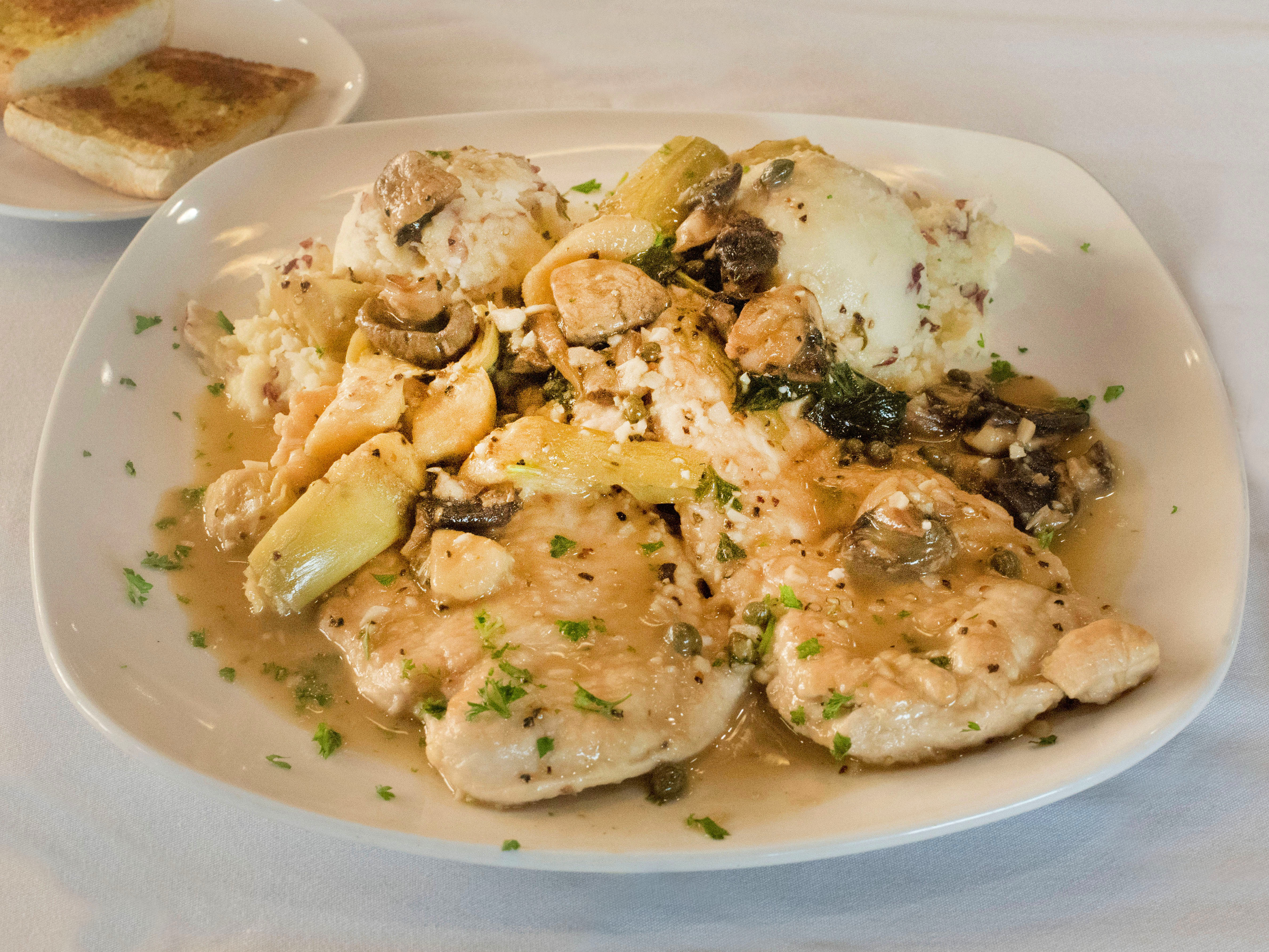 Order Chicken Piccata food online from Jay Jay's Bistro store, Troy on bringmethat.com