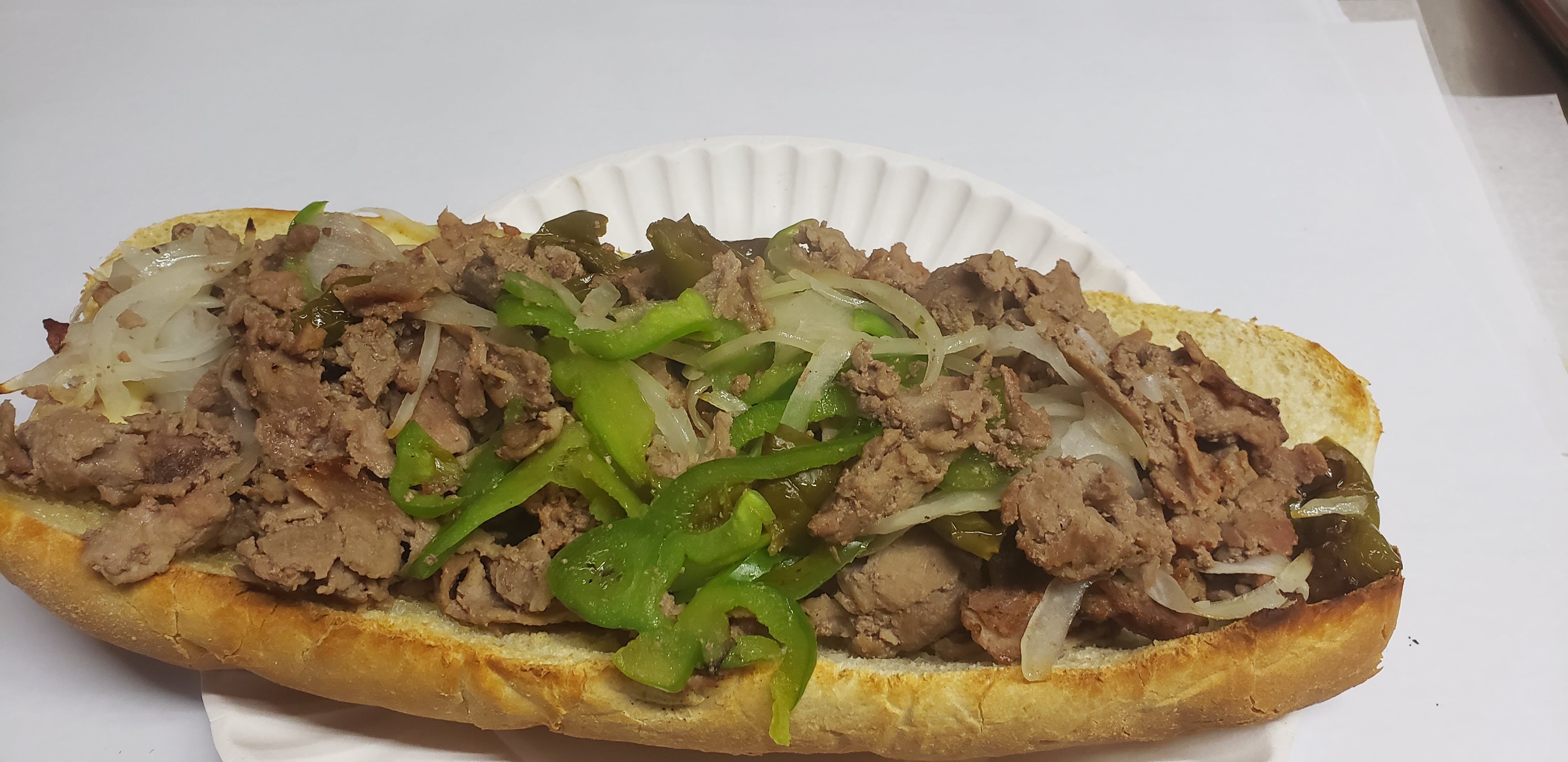 Order Steak Cheese Combo Sub - Small food online from Town House Of Pizza store, Westminster on bringmethat.com