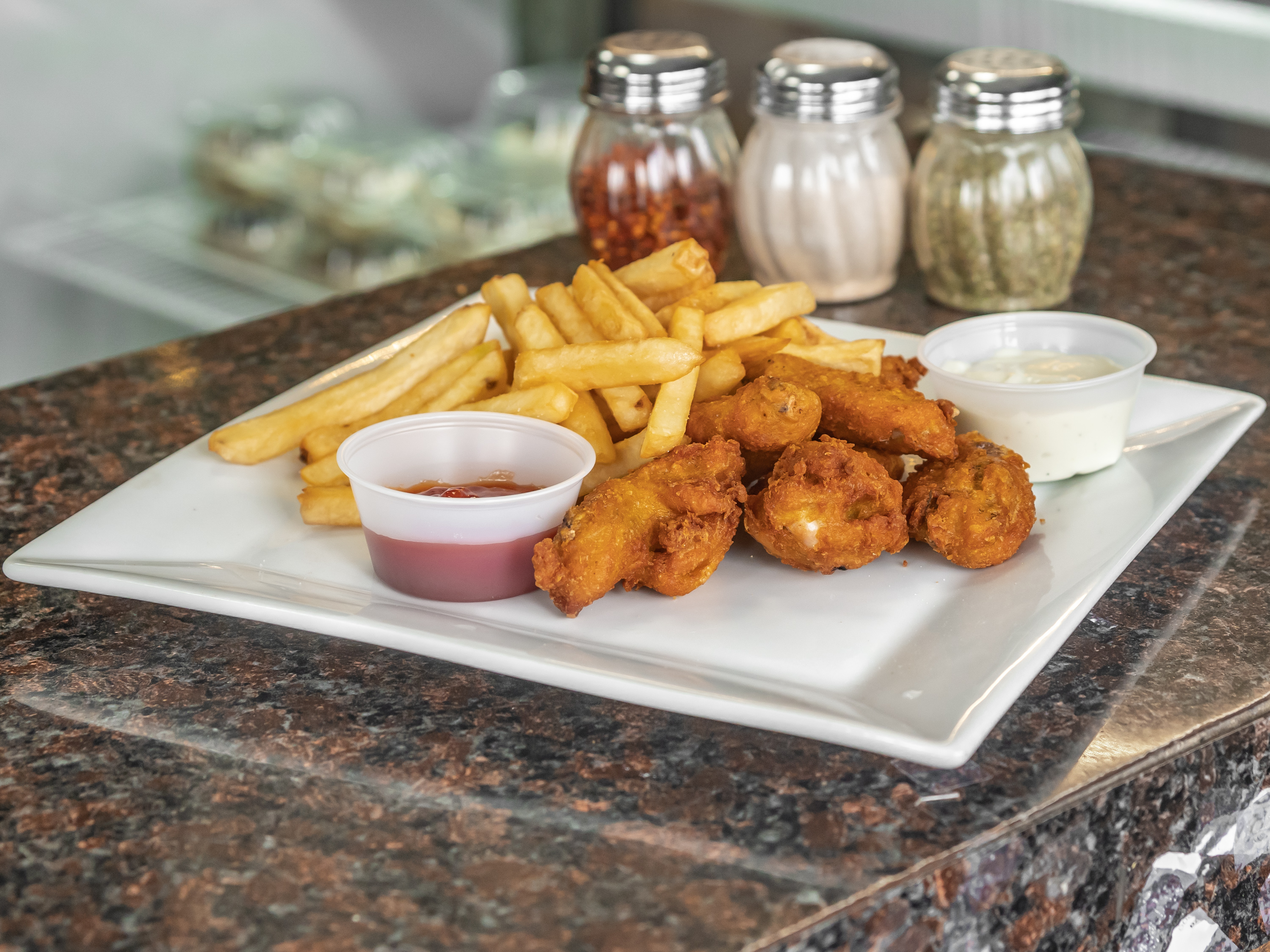 Order 6 Wings with Fries food online from Rocco Pizza III store, Brooklyn on bringmethat.com
