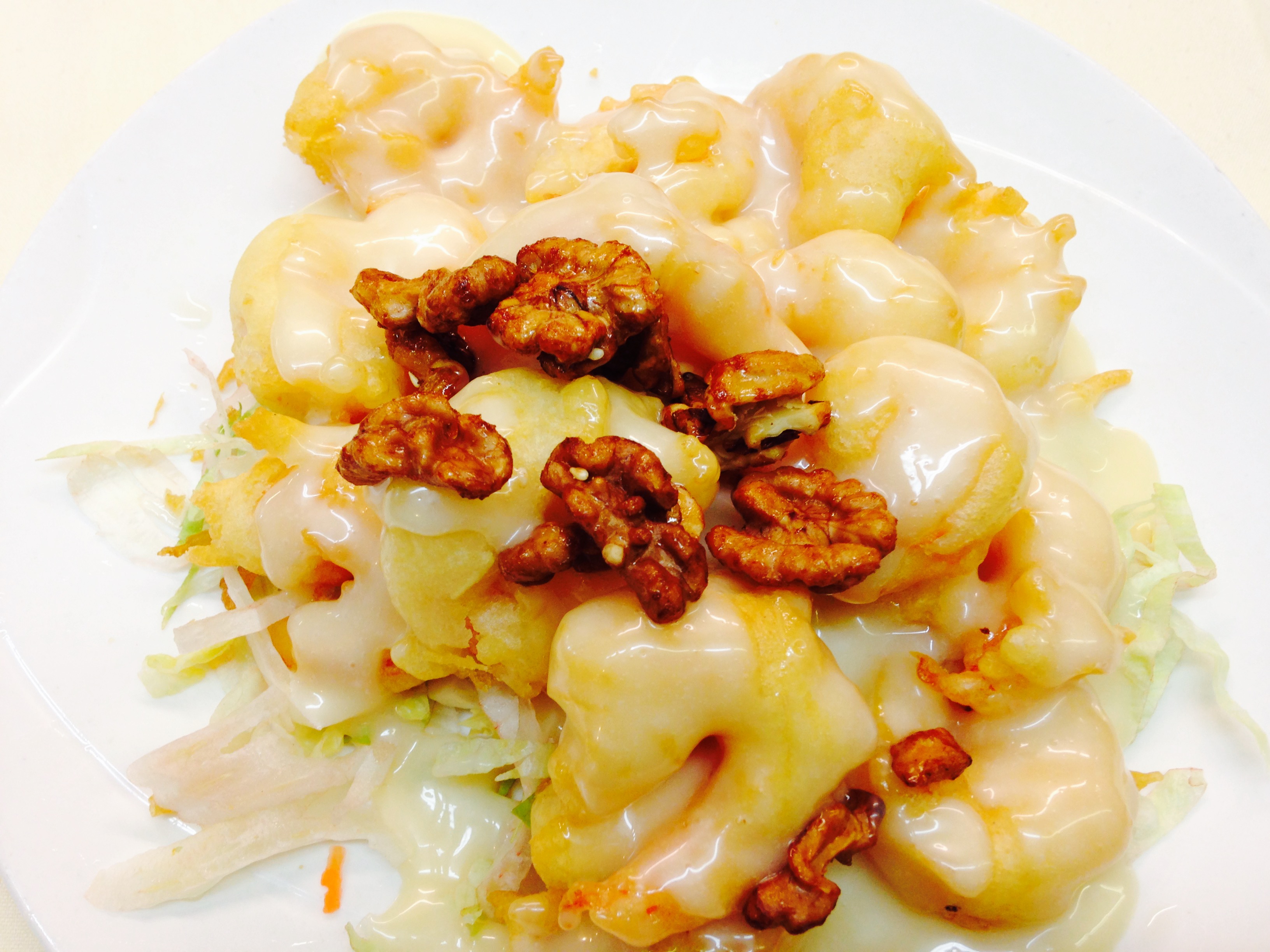 Order Shrimp with Honey Glazed Walnuts food online from Joy Restaurant store, San Mateo on bringmethat.com