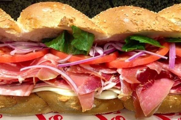 Order Deluxe Imported Italian Sandwich food online from Bob's Italian store, Medford on bringmethat.com