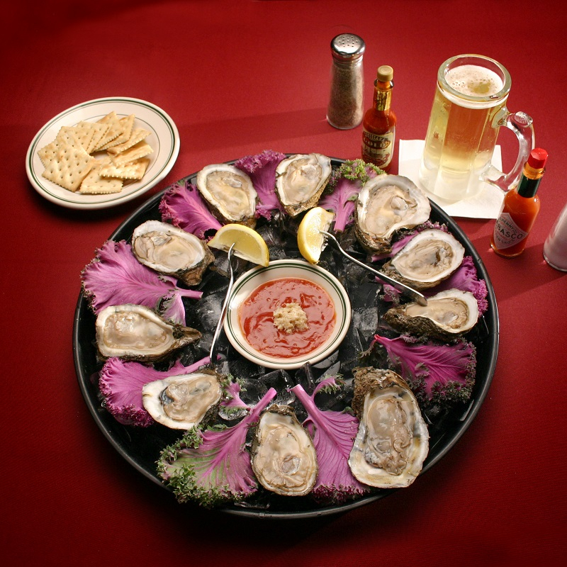 Order Oysters on the Half Shell food online from Poorboy's Riverside Inn store, Broussard on bringmethat.com