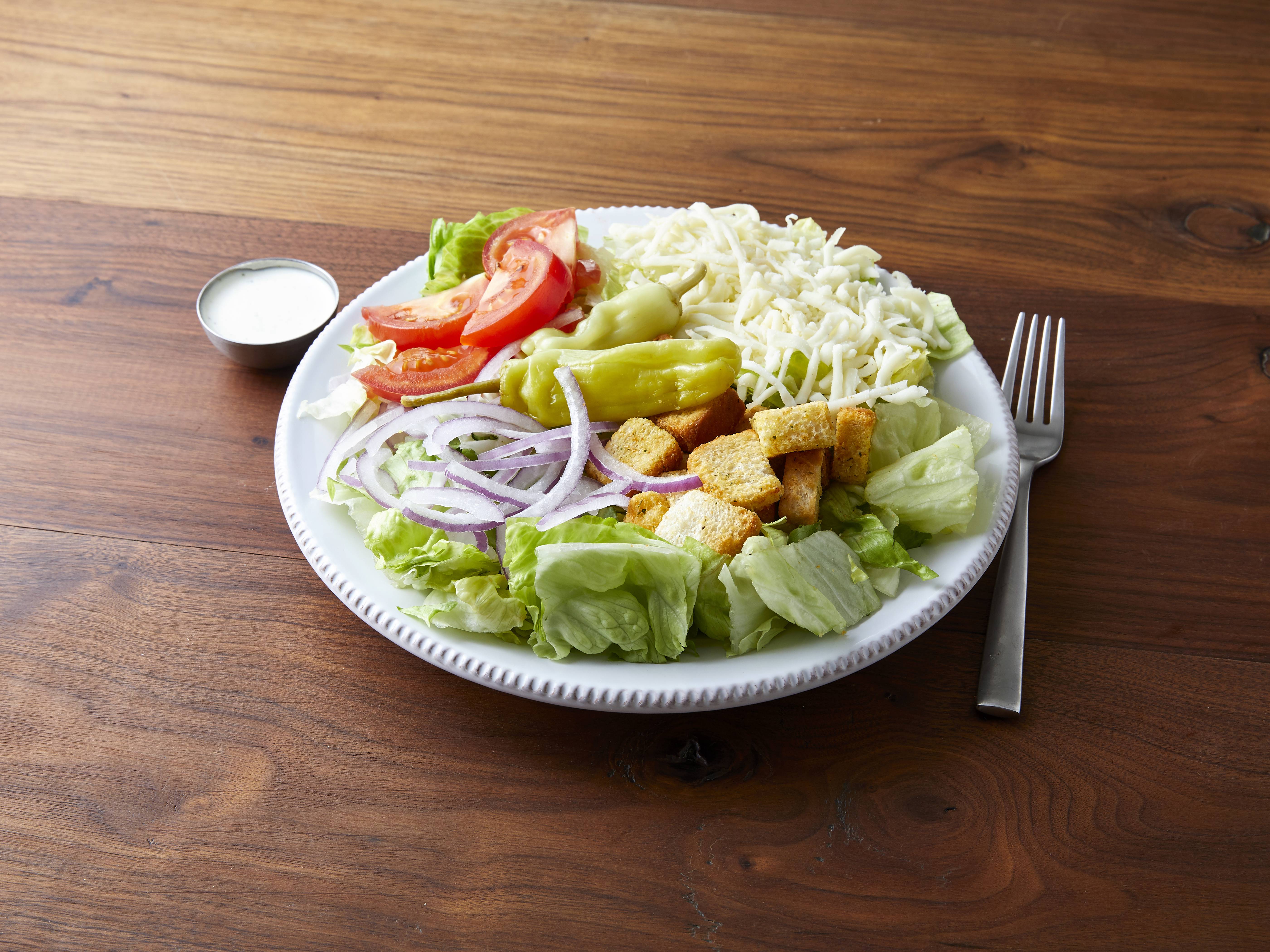 Order Garden Salad food online from Happy Pizza store, Southfield on bringmethat.com