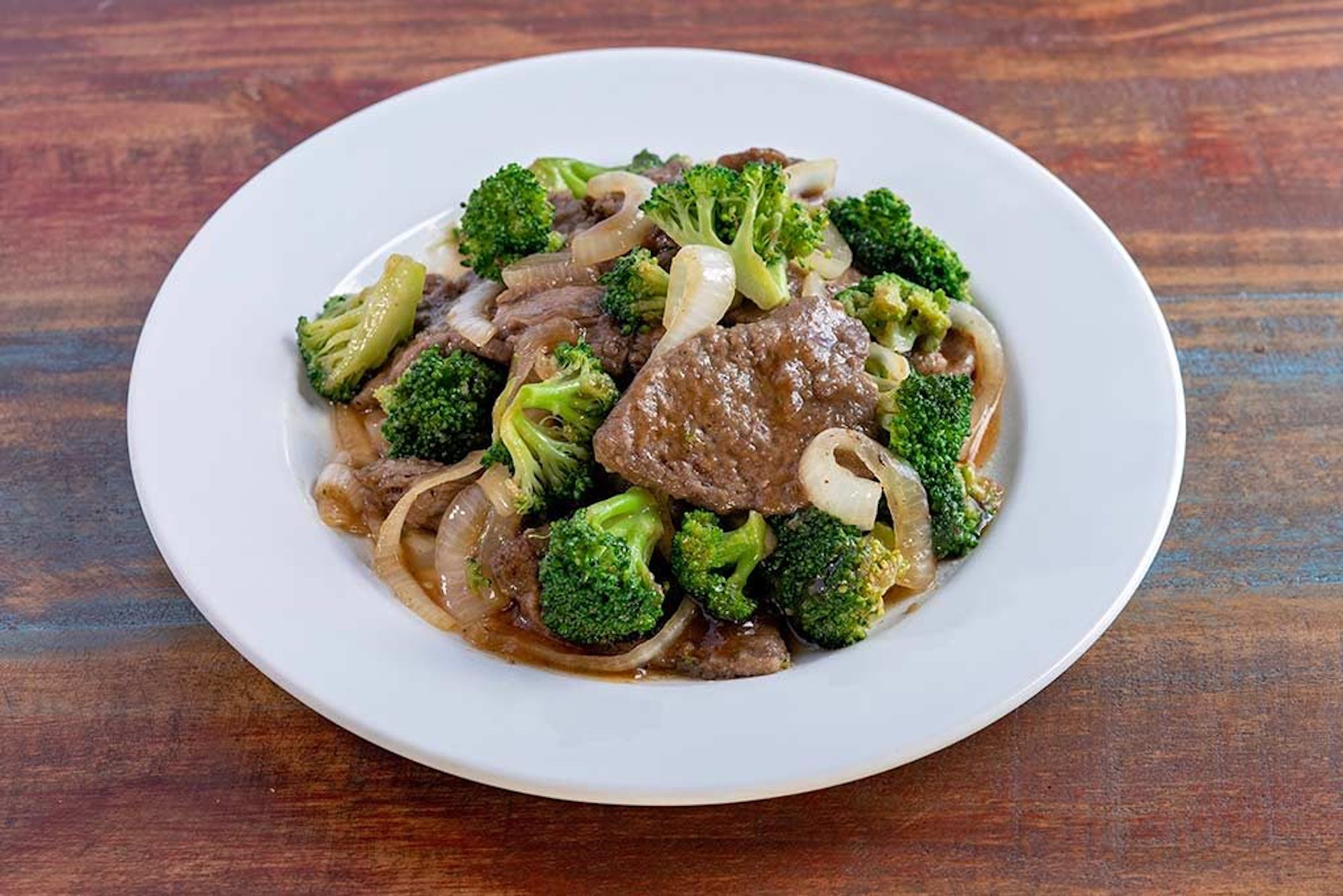 Order Sliced Beef with Broccoli 西藍花牛肉  food online from Full House Seafood Restaurant store, Arcadia on bringmethat.com